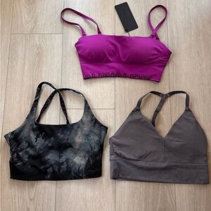 3 Alphalete sports bras size small